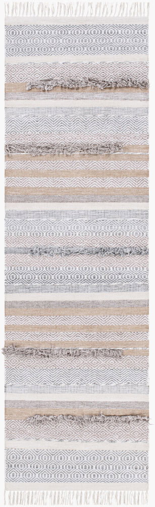 Azalea Handmade Rug, by Surya, 8' length x 2'6" width