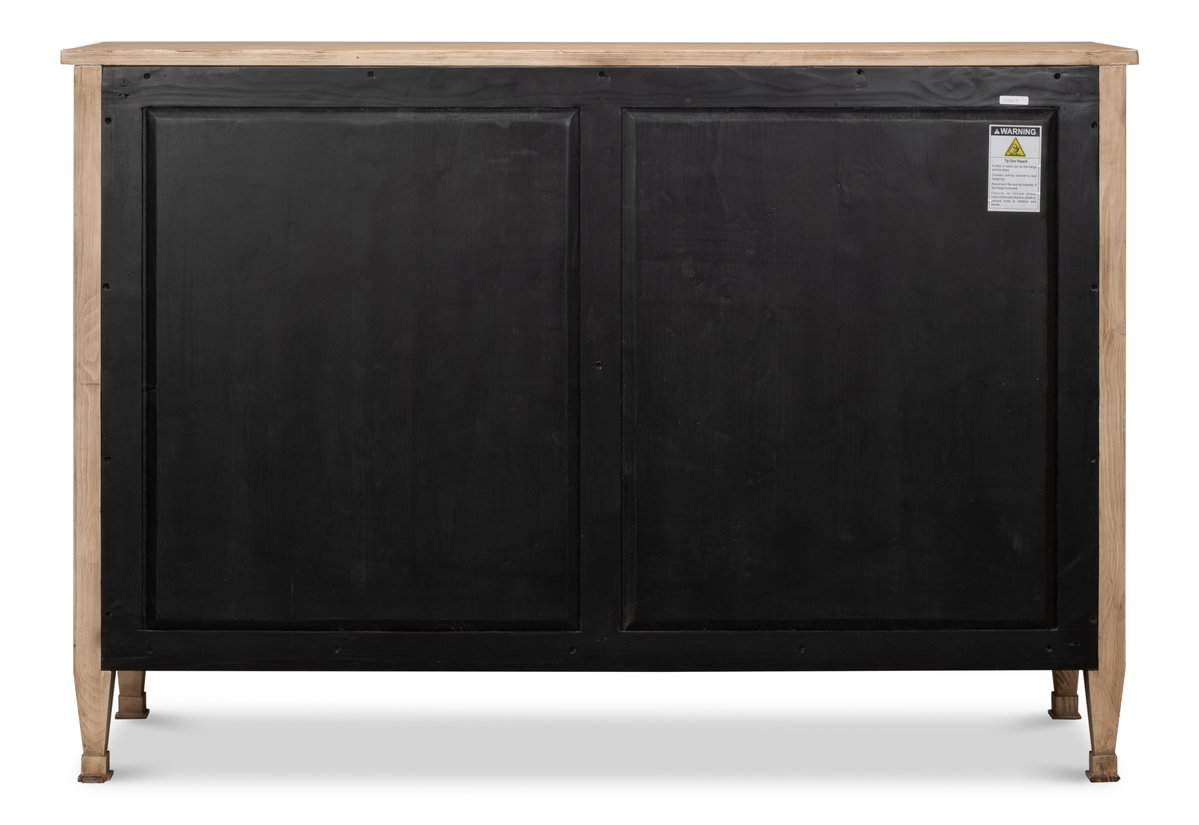 Barbera Vineyards Dresser, by Sarreid, 1'7" length x 5'6" width x 3'9" height View 3