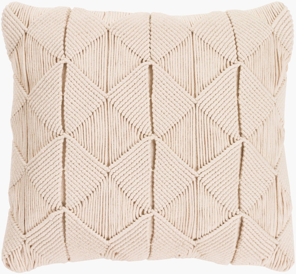 Migramah Accent Pillow, Decorative Pillow by Surya, 18" length x 18" width