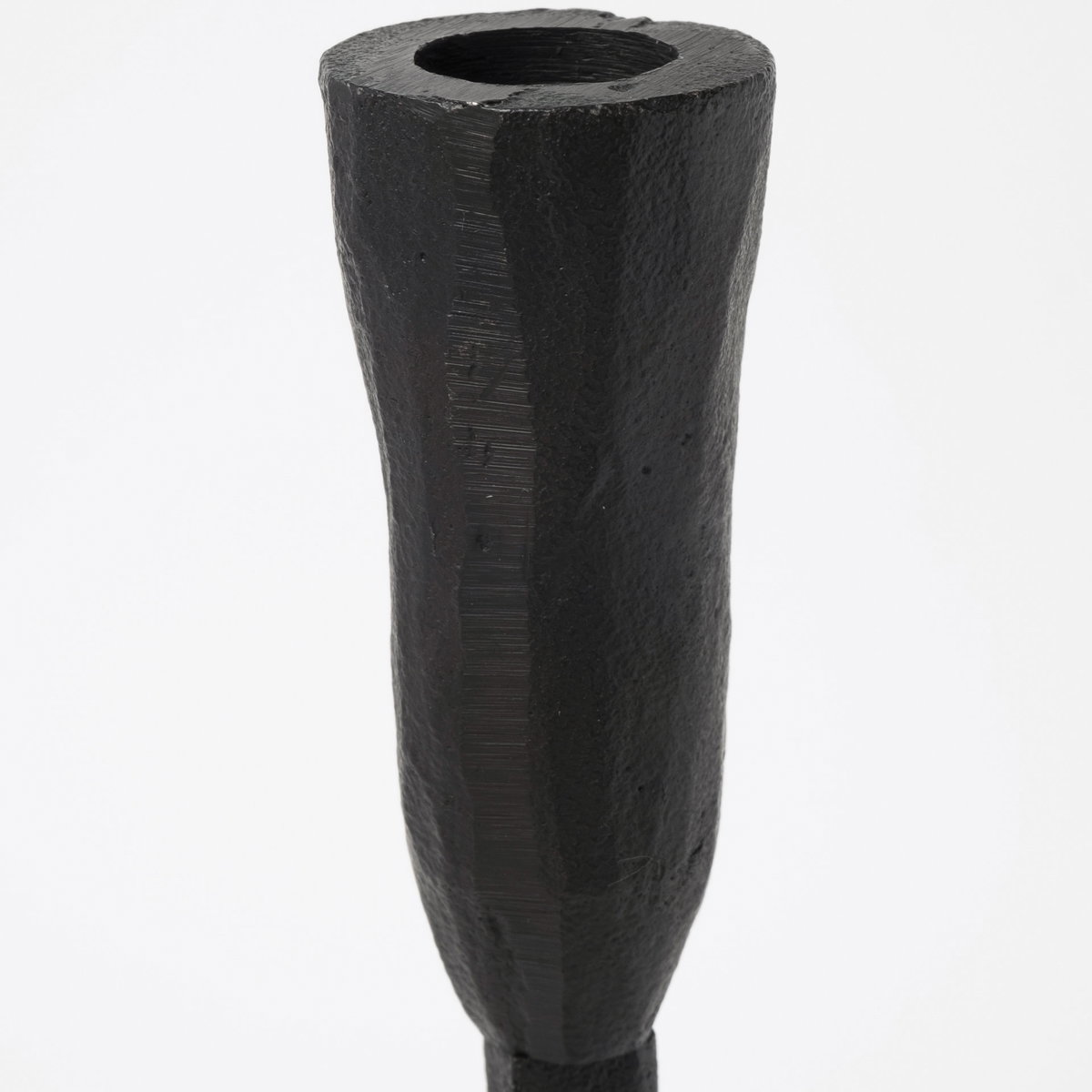 Levit (Small) Black Table Candle Holder, Candles & Candle Holder by Mercana, 5" length x 5" width x 14" height View 8