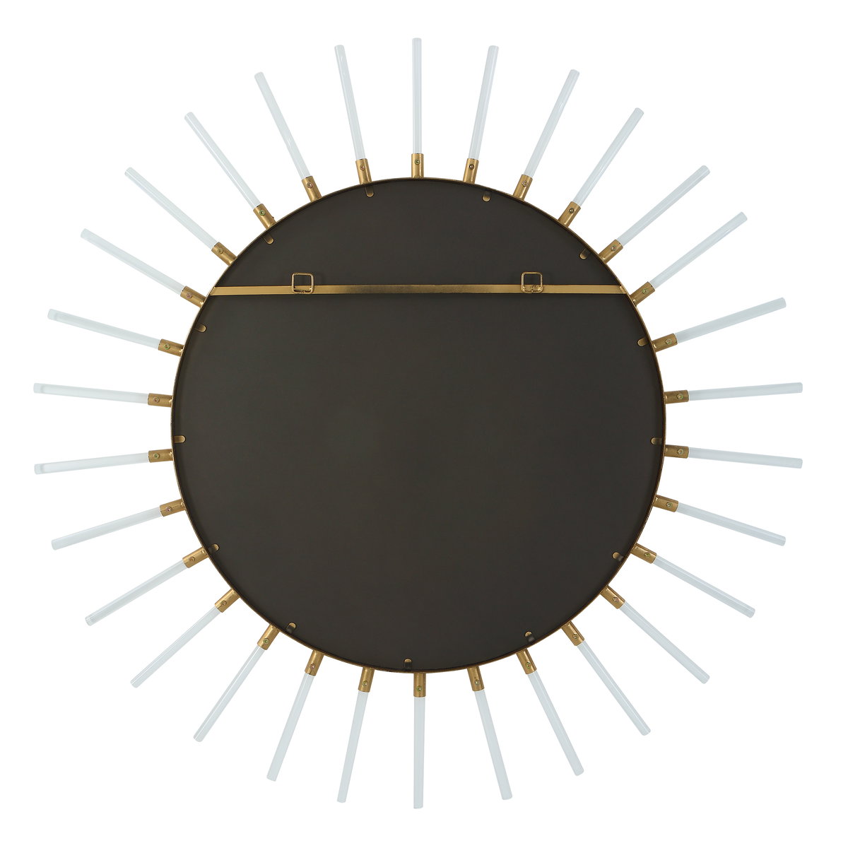 Oracle Round Starburst Mirror, by Uttermost, 55.25" width x 55.25" height x 1.5" depth View 8
