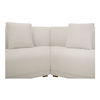Fraser 5 Piece Modular Sectional White, Sectional Sofa by Moe's Home, 224" width x 31.5" height x 34.29" depth thumbnail 4