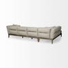 Denali IV 121' Beige Upholstered Wooden Frame Left Four Seater Sectional, Sectional Sofa by Mercana, 121" length x 86" width x 30.25" height thumbnail 6