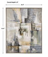 Intuition Hand Painted Abstract Art, Painting by Uttermost, 51.5" width x 41.5" height x 1.5" depth thumbnail 3