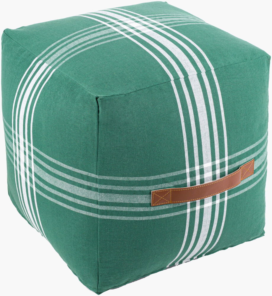 Jackson Pouf, Ottoman by Surya, 16" width x 16" height