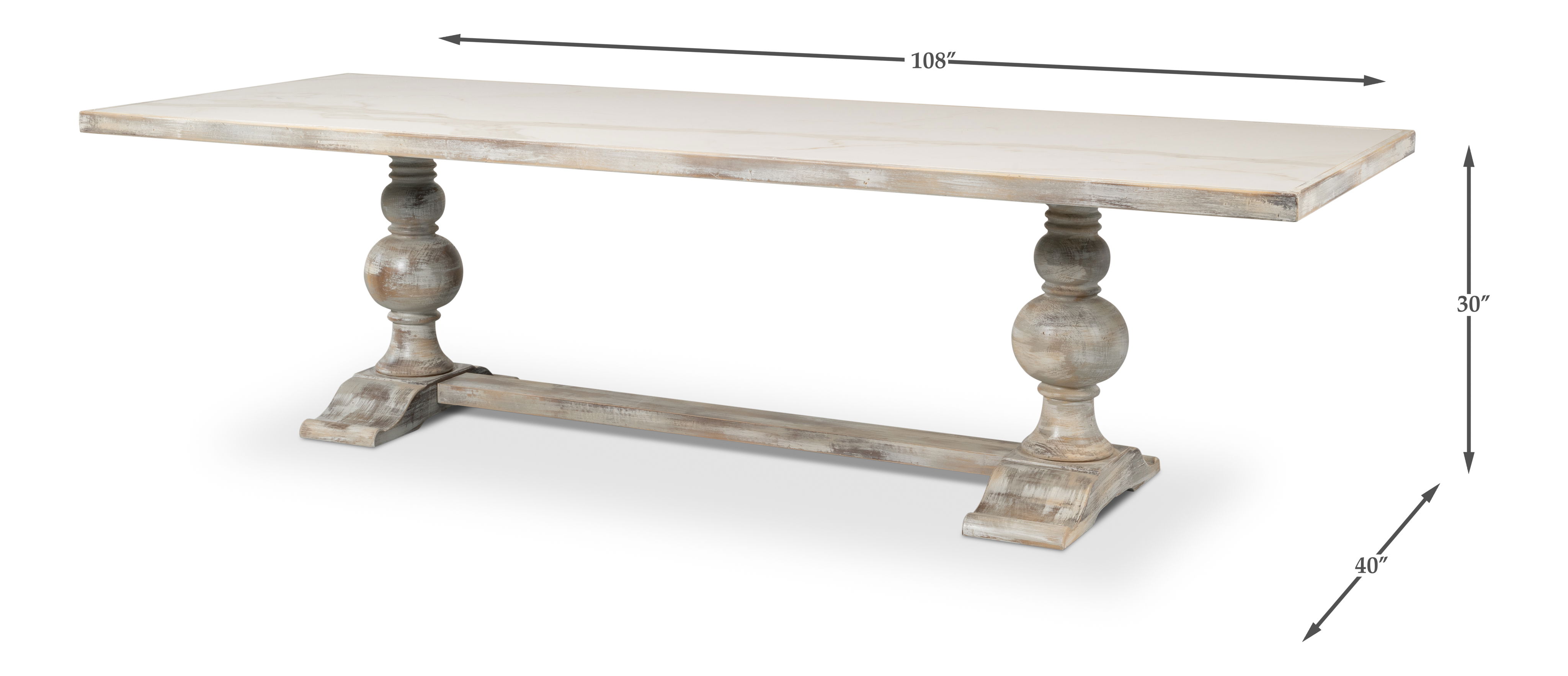 Rectangular Dining Table, As Shown large image 