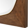 Garonne Square Walnut Mirror, by Uttermost, 3'4" width x 3'4" height x 1.75" depth thumbnail 6