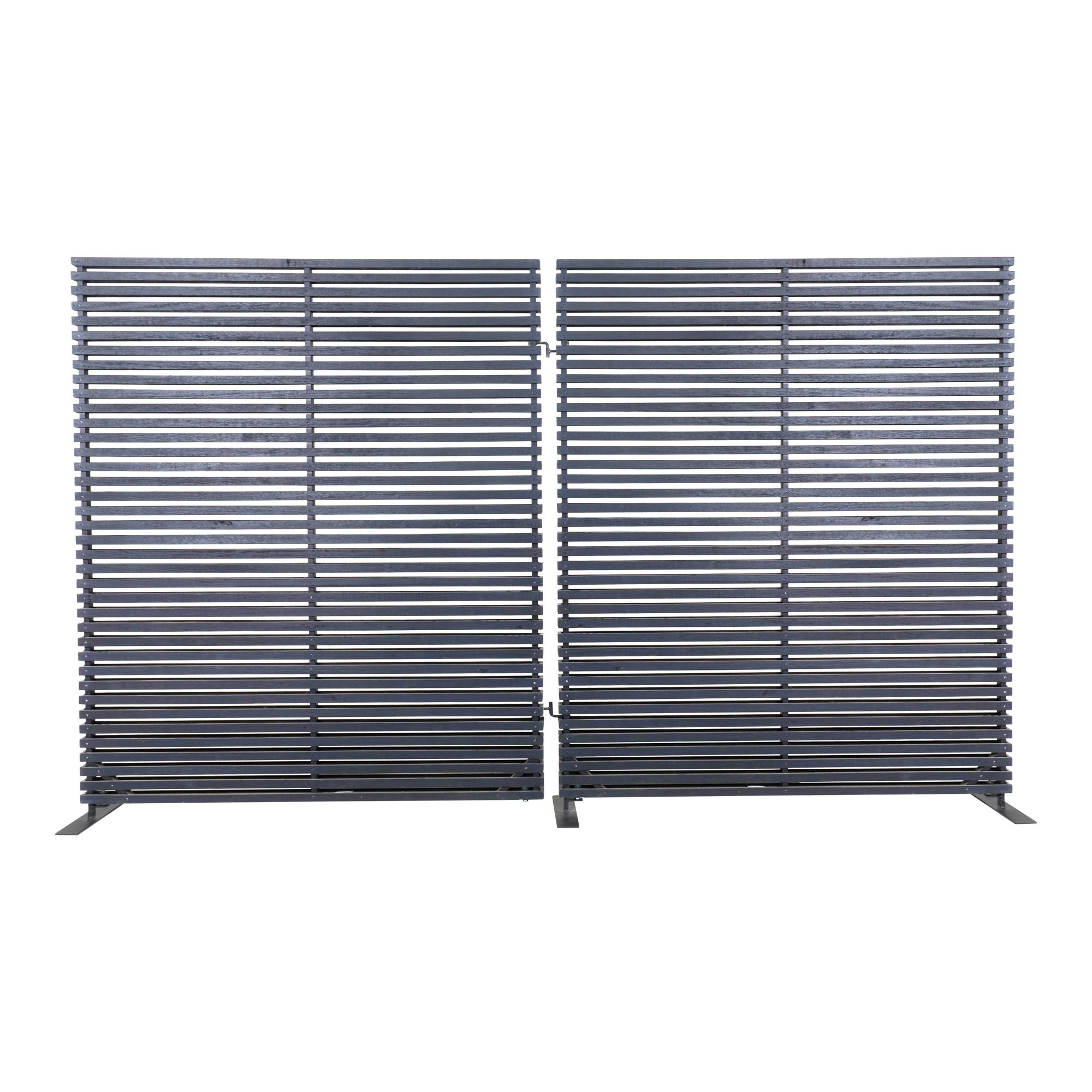 Damani Screen Black, Room Divider by Moe's Home, 119" width x 72" height x 3" depth View 1