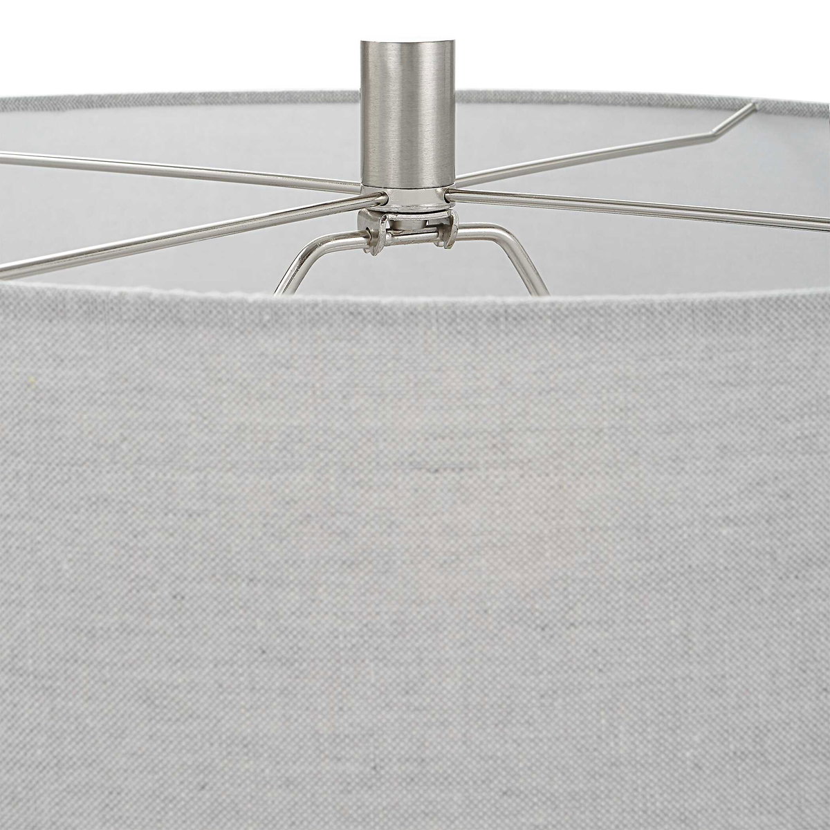 Twilight Satin Black Table Lamp, by Uttermost, 1'5" width x 2'3.25" height x 1'5" depth View 8