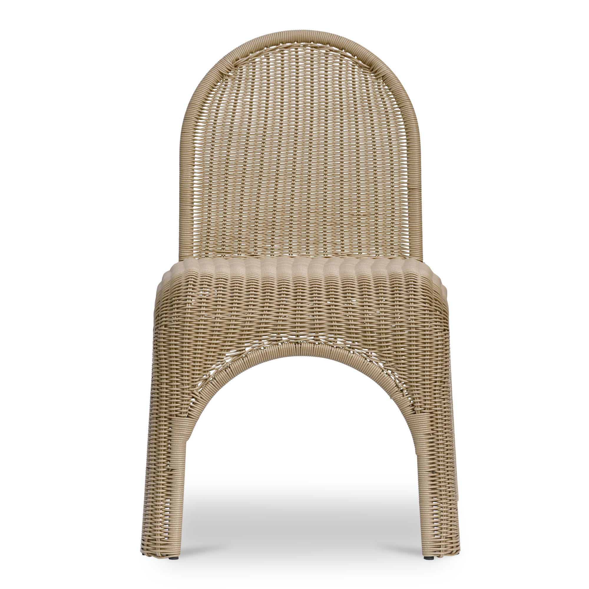 Kendall Outdoor Dining Chair Natural-set Of Two, by Moe's Home, 23.5" width x 31" height x 23" depth View 5