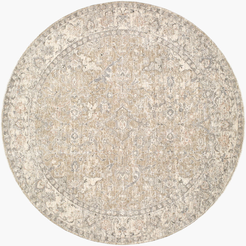 Poetry Machine Woven Rug, by Surya, 5'2.99" length x 5'2.99" width
