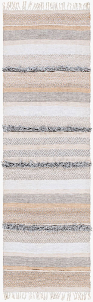 Azalea Handmade Rug, by Surya, 8' length x 2'6" width