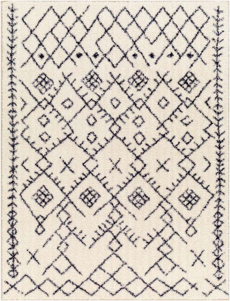 Lykke Machine Woven Rug, by Surya, 6'11.86" length x 5'2.99" width