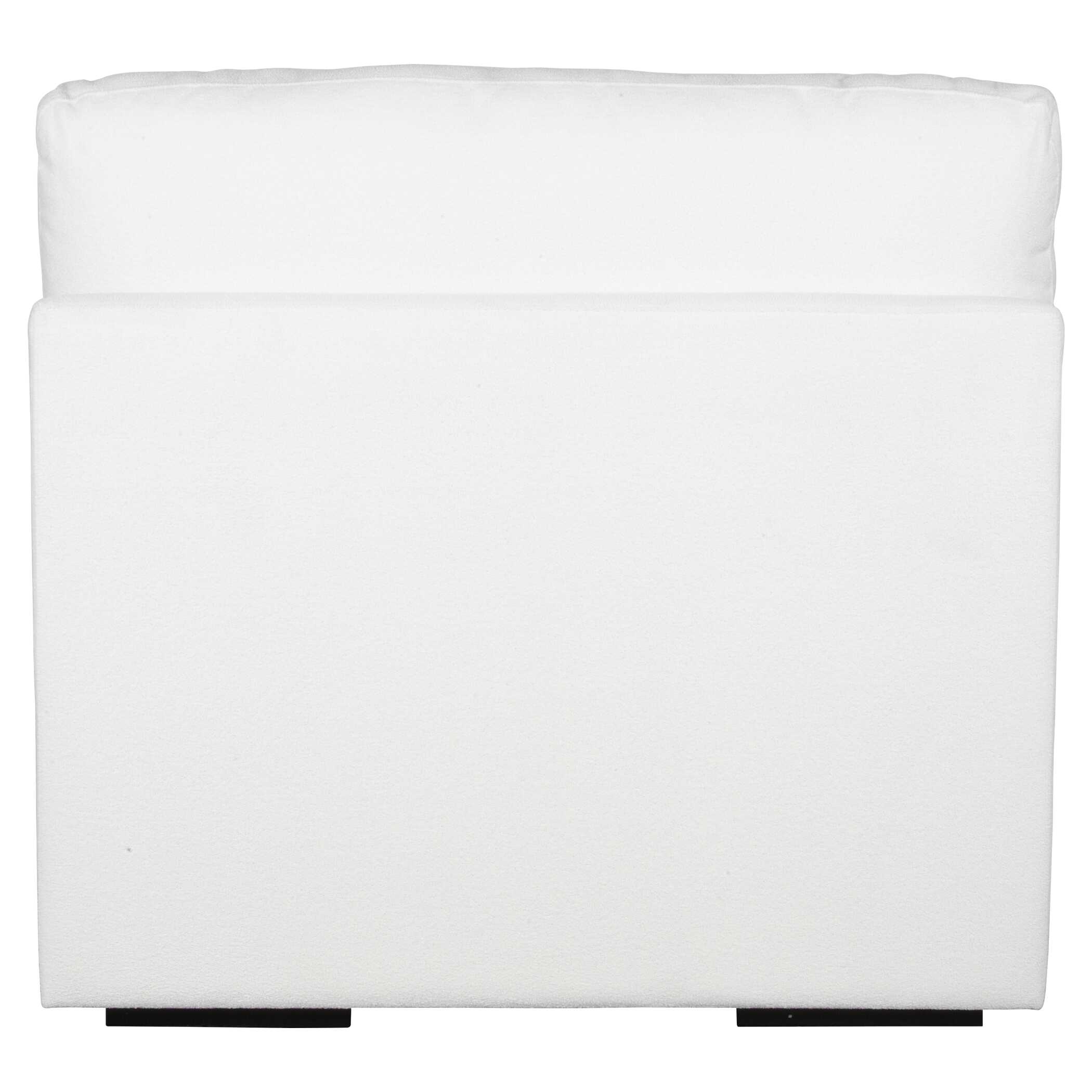 Refuge Armless Arctic White Sofa, Furniture by Uttermost, 40" width x 30" height x 37.5" depth View 7