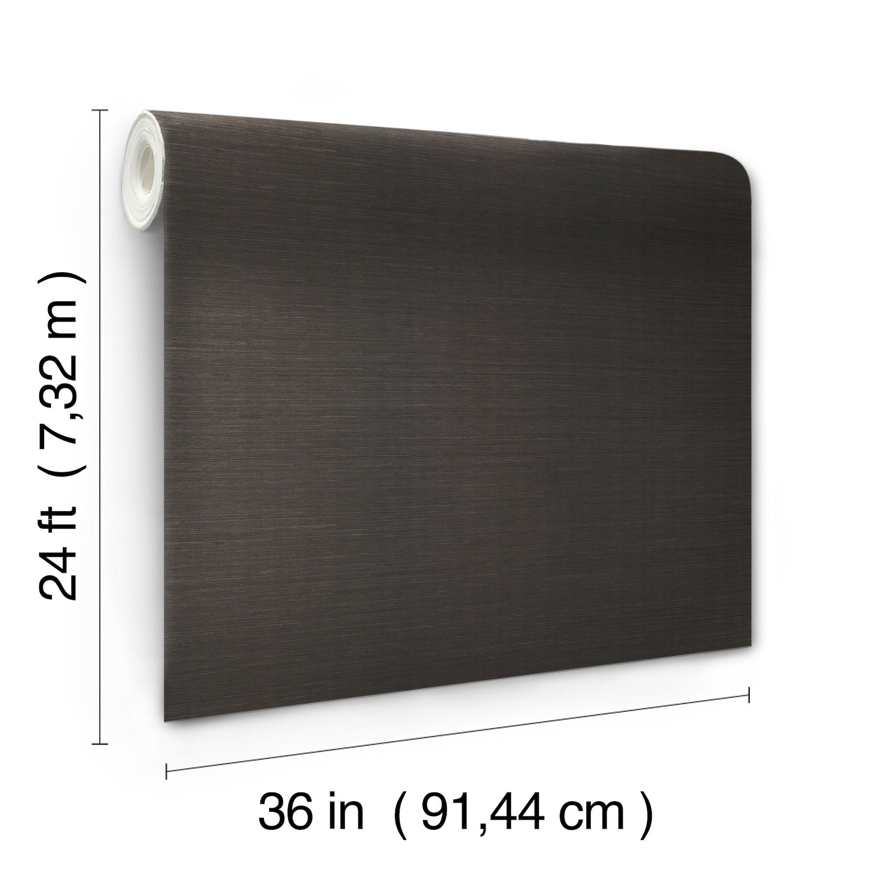 Sisal Grasscloth Black Wallpaper Sisal Grasscloth Black Wallpaper large image