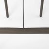 Millie 16.75L x 17.75W x 30.25H Black Leather Seat with Metal Frame Bar Stool thumbnail 9