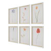 Wild Flourish Framed Floral Prints Set/6, Art by Uttermost, 14" width x 20" height x 1.5" depth thumbnail 4