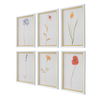 Wild Flourish Framed Floral Prints Set/6, Painting by Uttermost, 14" width x 20" height x 1.5" depth thumbnail 4