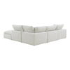 Terra Condo Dream Modular Sectional Coastside Sand, Sectional Sofa by Moe's Home, 114" width x 32" height x 114" depth thumbnail 5