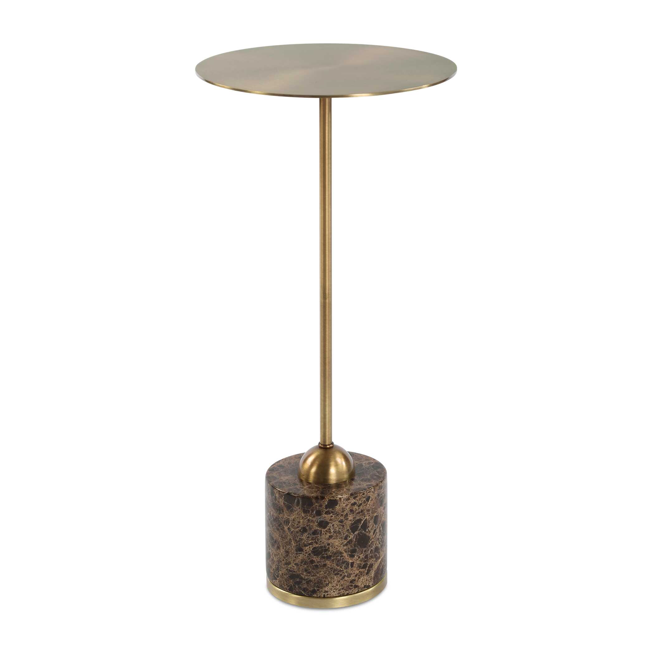 Verlin Brass Drink Table large image 