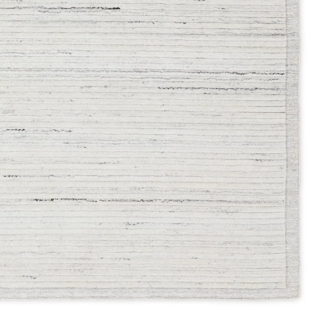 Vayda Handmade Indoor/Outdoor Solid Ivory/ Gray large image 