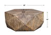 Volker Honey Coffee Table, Furniture by Uttermost, 48" width x 18" height x 43.8" depth thumbnail 3
