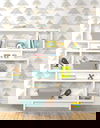 Triangles Neutral Peel & Stick Wallpaper thumbnail 2
