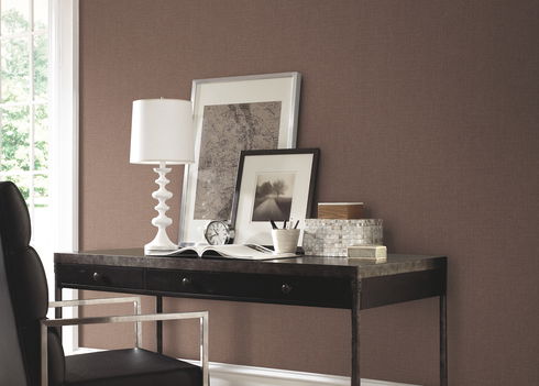 Well Suited Purple Metallic Wallpaper