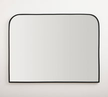 Online Designer Combined Living/Dining Stowe Mirror Black 42"x32" Mantel