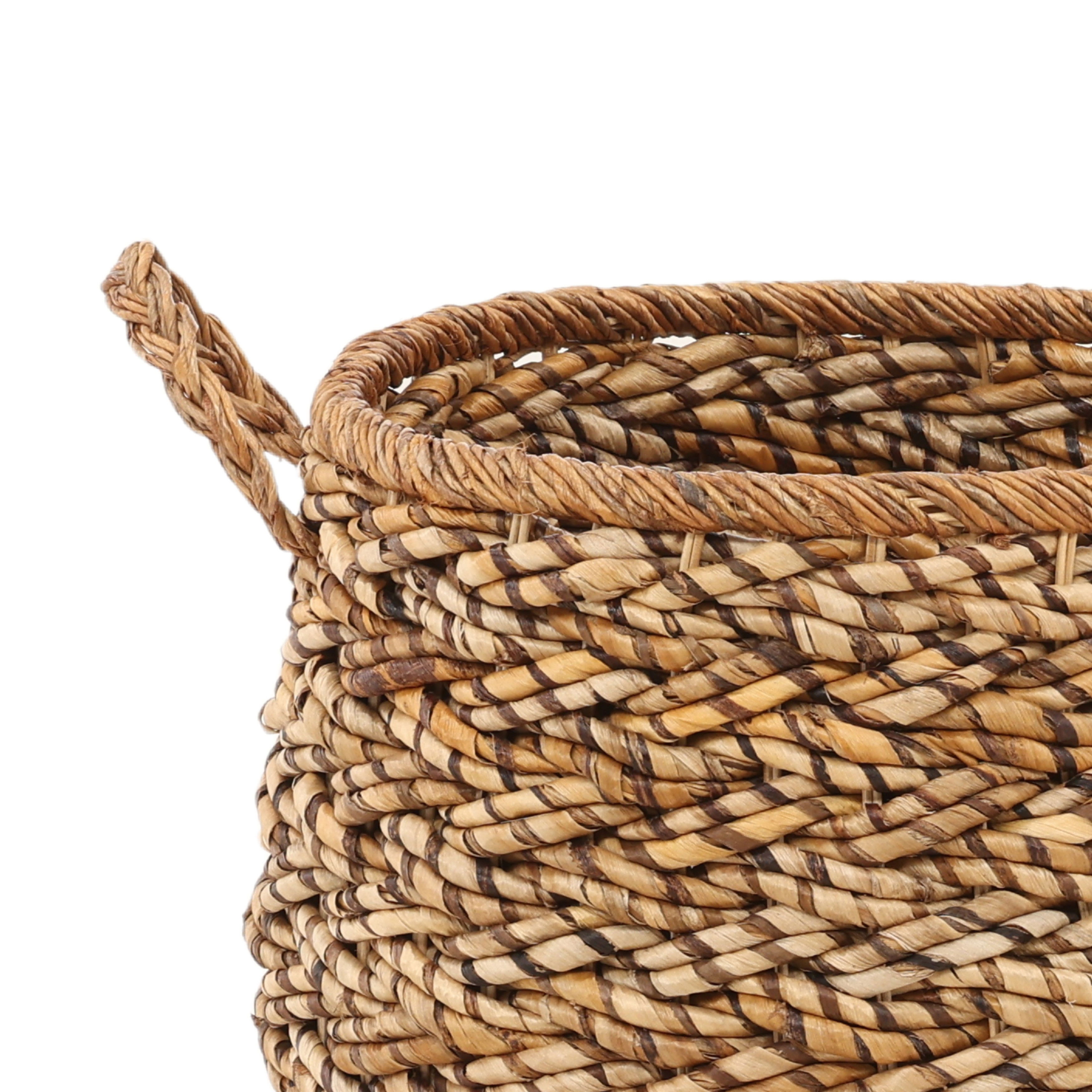 Remigio Basket Set of 2, Bins & Basket by Dovetail, 20.5" width x 19" height x 20.5" diameter x 20.5" depth View 3