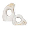 Stone Flow Outdoor Sculptures Set/2, Figurines & Statue by Uttermost, 8.5" width x 12" height x 3.5" depth thumbnail 6