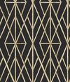Riviera Bamboo Trellis Black Wallpaper, by York Wall, 33' length x 1'8.5" width x 0.02" depth thumbnail 1