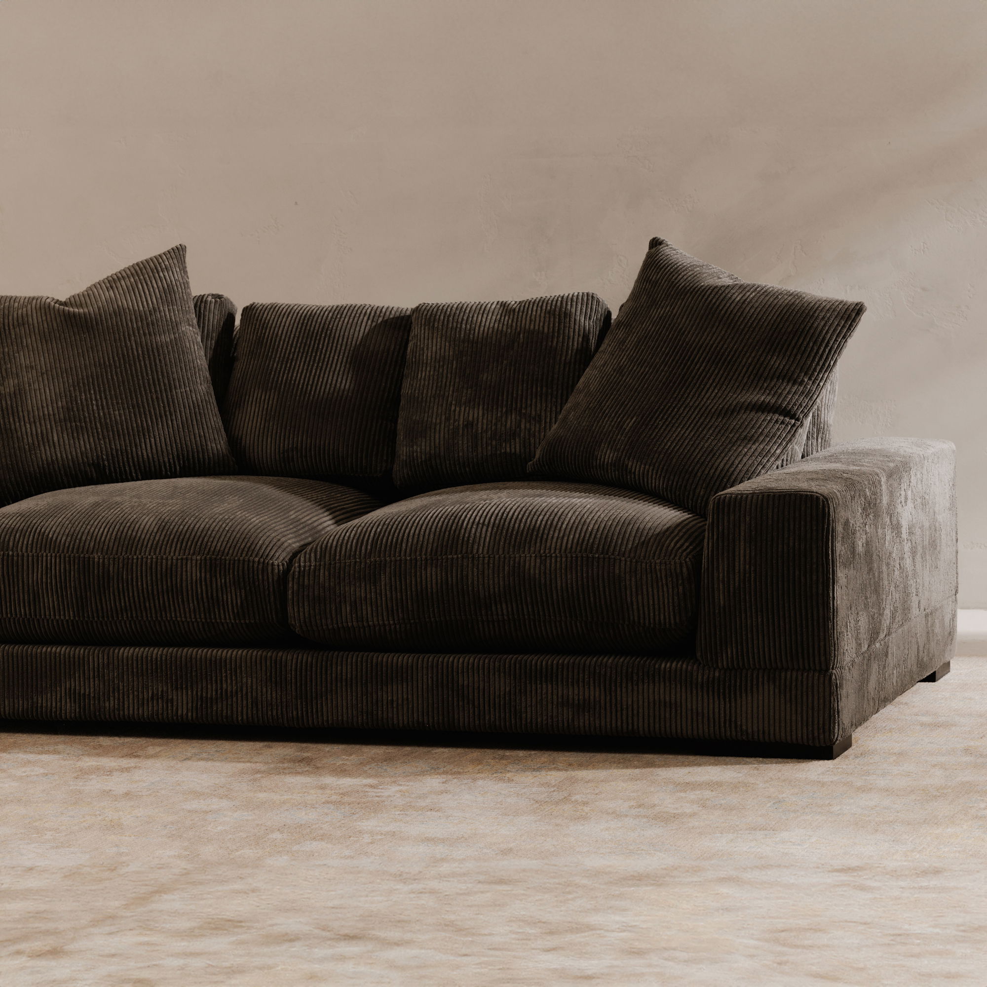 Plunge Sofa Charcoal large image 