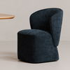 Larson Rolling Dining Chair Navy Blue thumbnail 7