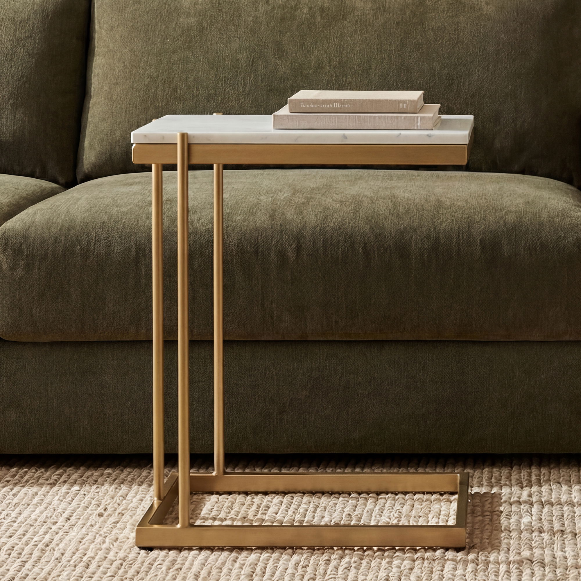 Sulu C Table White, Side & End Table by Moe's Home, 16.5" width x 25" height x 10.75" depth View 5