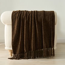 Online Designer Living Room Soft Chenille Throw Blanket