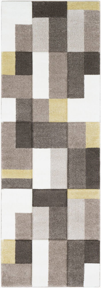 Santa Monica Machine Woven Rug, by Surya, 7'6.55" length x 2'7.5" width