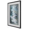 Lakeside Grande Framed Abstract Print, Art by Uttermost, 40" width x 60.25" height x 2.25" depth thumbnail 4