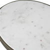 Jessenia White Marble Accent Table thumbnail 4