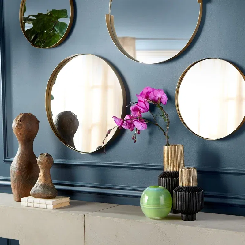 Gilded Accent Mirror large image 