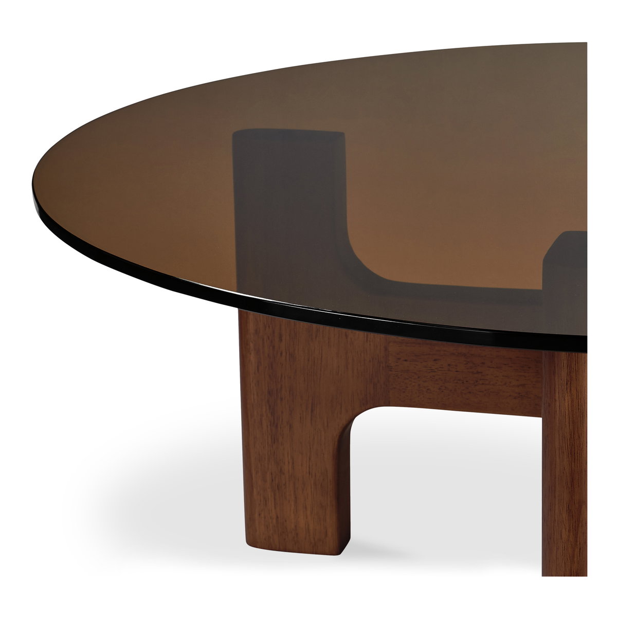 Luke Coffee Table Amber, by Moe's Home, 42" width x 16" height x 42" depth View 5