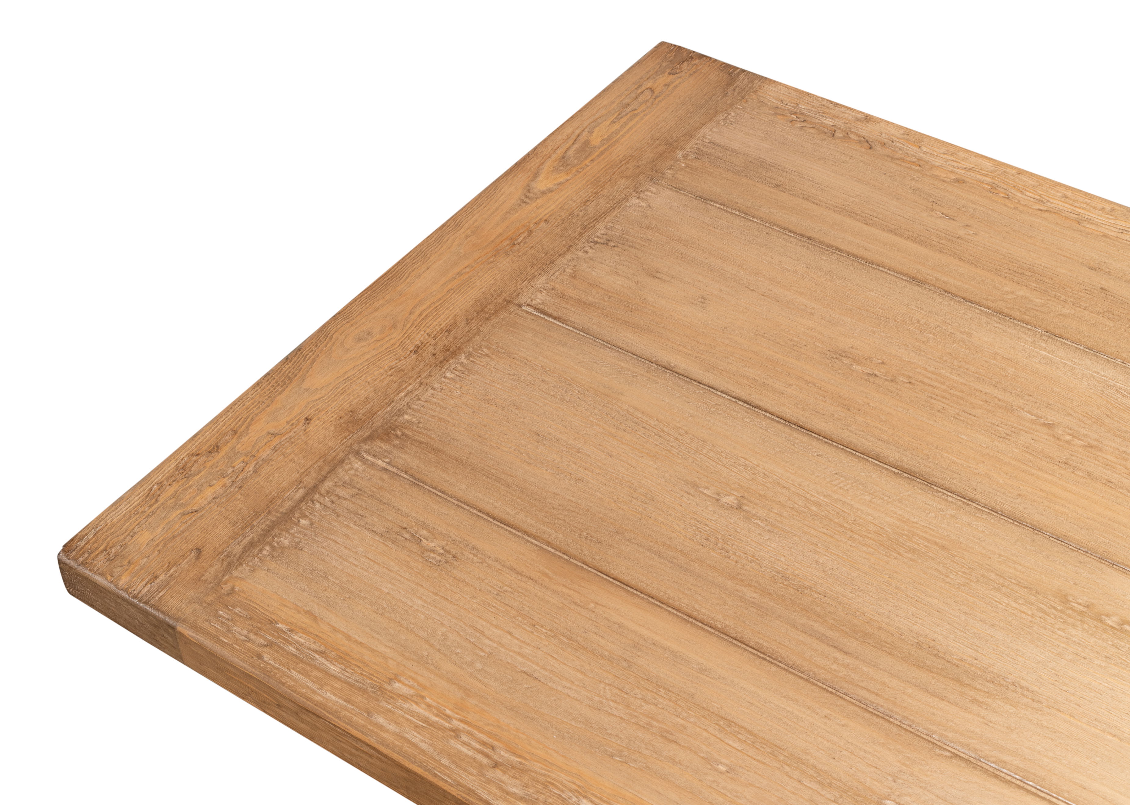 Sawhorse Desk, Natural Polished Old Pine, by Sarreid, 87" length x 33" width x 30" height View 11