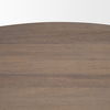 Jennings 60' Light Brown Wood Dining Table, by Mercana, 60" length x 60" width x 29.5" height thumbnail 6