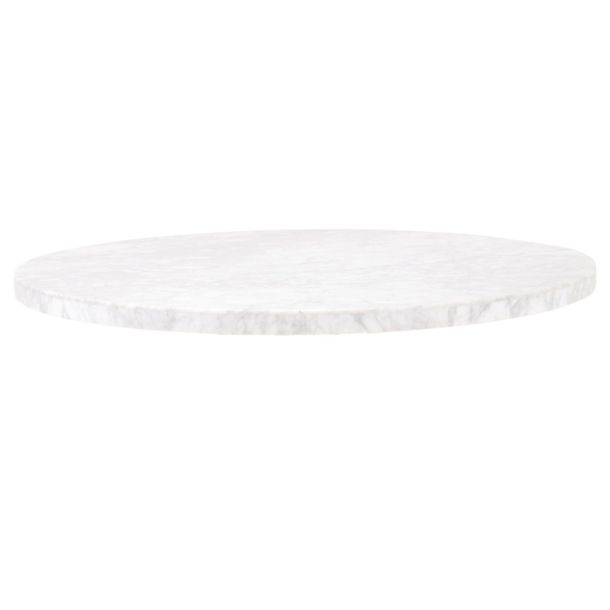 Turino 54' Round Dining Table Carrera Top, by Essentials for Living, 54" width x 2" height x 54" depth View 1