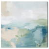 Turquoise Echoes I (No Embellishment), Art by Oliver Gal,  30x30 thumbnail 1