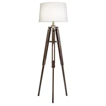 Online Designer Combined Living/Dining Jeffry 62.2'' Browm Tripod Floor Lamp