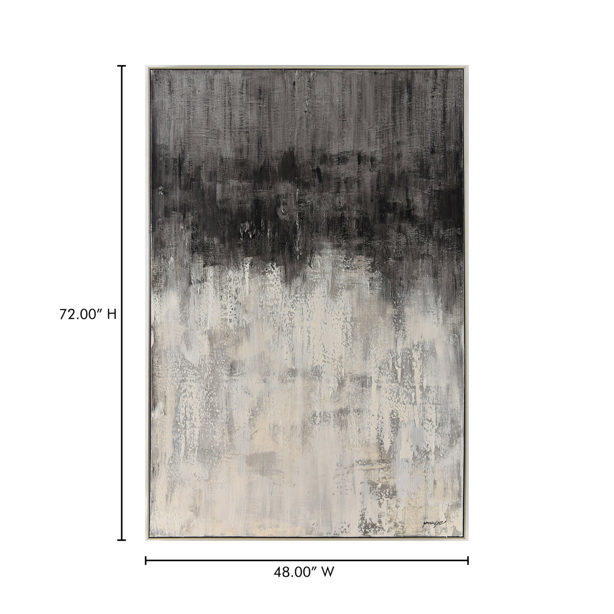 Eventide Wall Decor, Painting by Moe's Home, 48" width x 72" height x 2" depth View 5