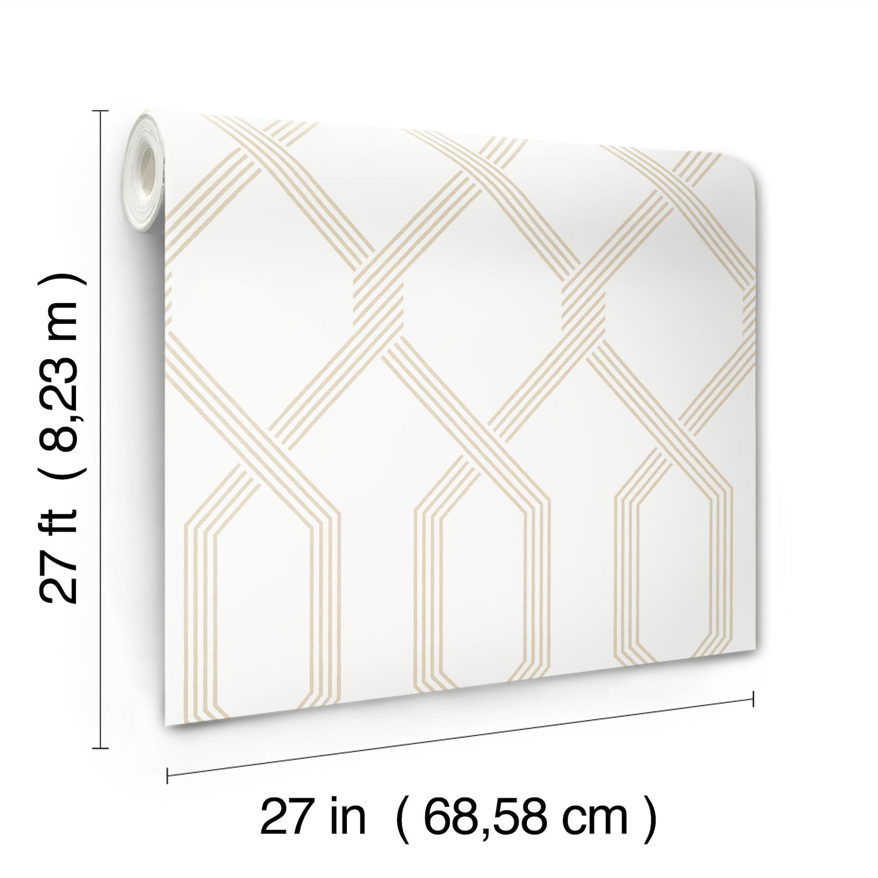 Palisade Beige Wallpaper large image 
