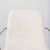 Sawyer Solid Back Dining Side Chair | Cream Fabric with Gold Metal, Dining Chair by Mercana, 22.44" length x 24.8" width x 34.65" height thumbnail 8