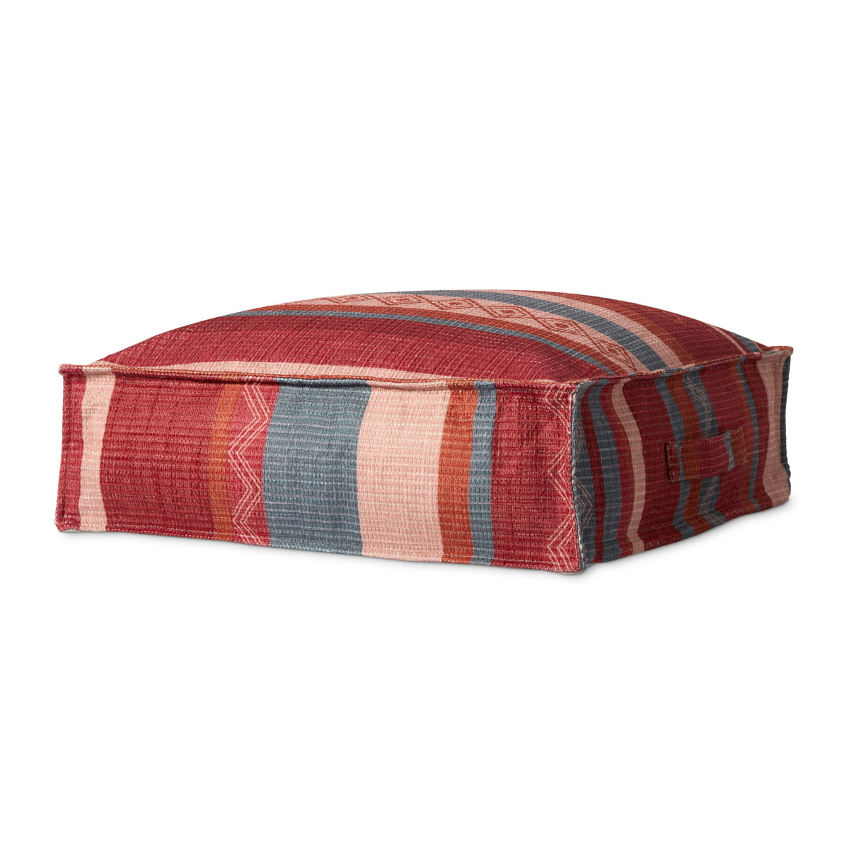 Loloi Poufs, Ottoman, 24" width x 7" height x 24" depth View 1